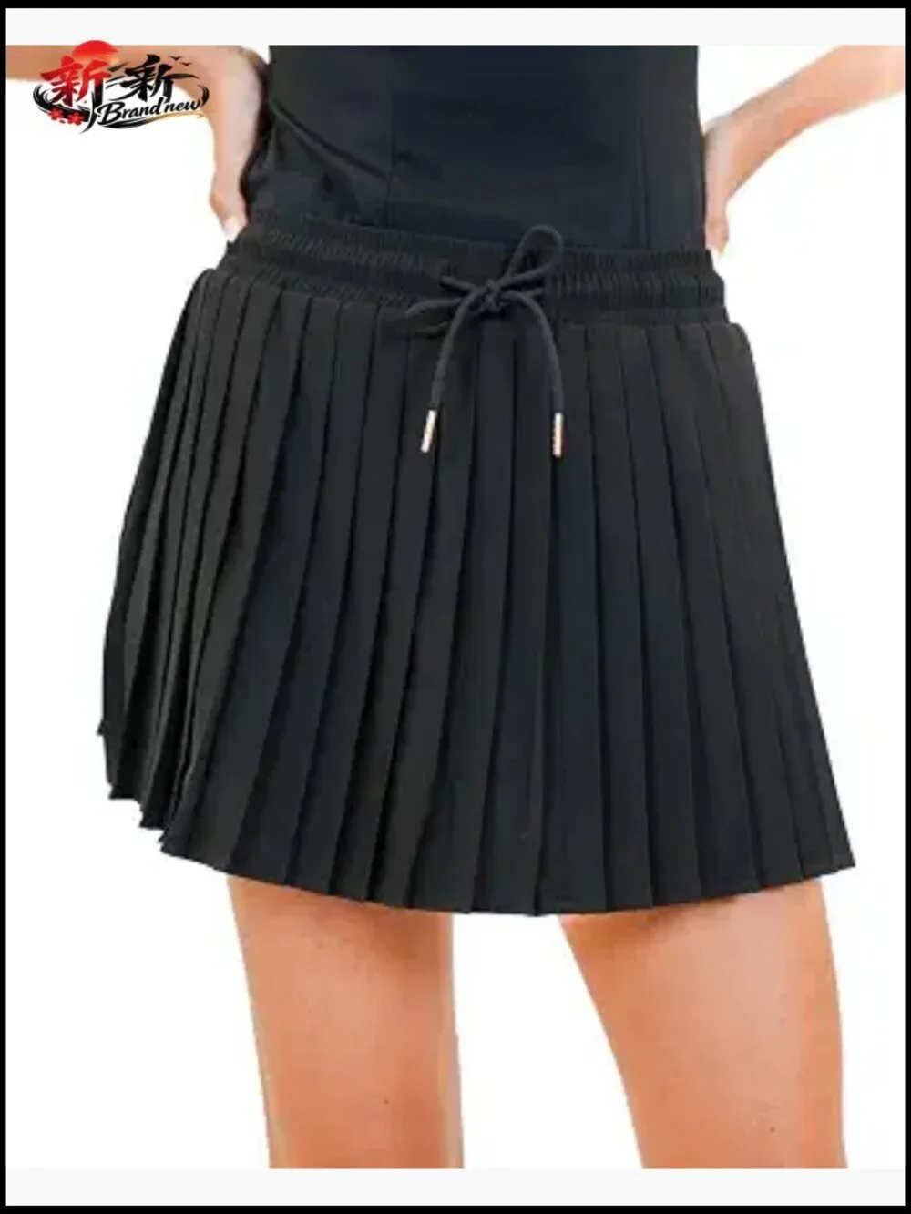 Lightweight Pleated Skort with 4-Way Stretch, Quick-Dry, Hidden Pockets